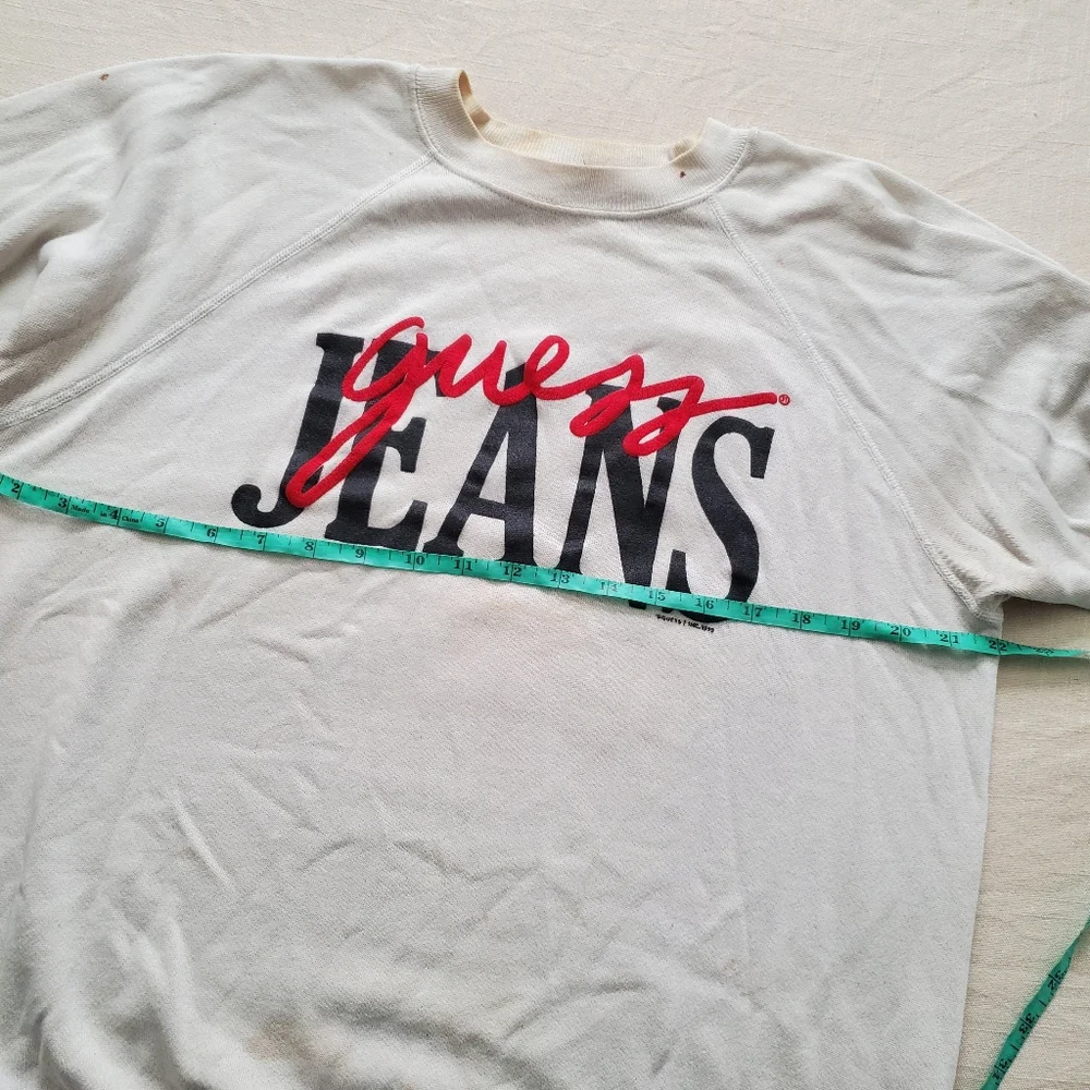 Vintage Guess Jeans spellout crewneck medium/large